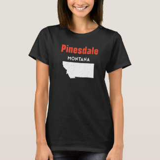 Camiseta Montana EUA Estado América Viagem Montanan Pinesda