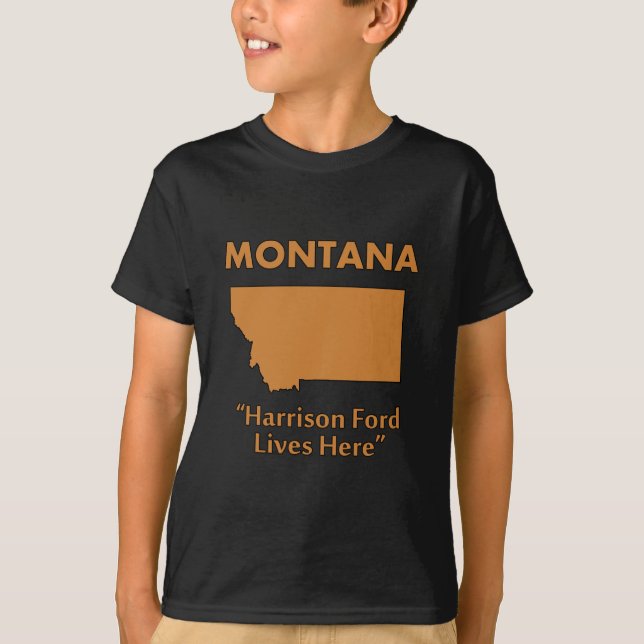 Camiseta Montana - Harrison Ford Vive Aqui (Frente)