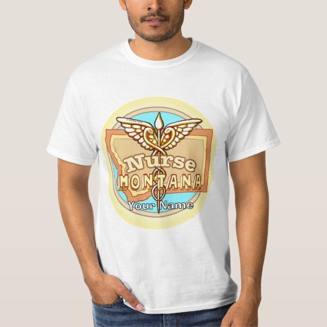 Camiseta Montana Nurse Caduceus  (Frente)