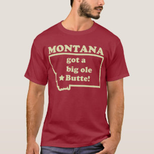 Camiseta Montana obteve um montículo (velho) velho grande