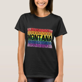 Camiseta Montana Orgulho gay Flag
