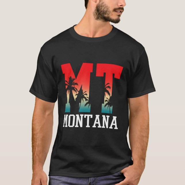 Camiseta Montana Palm Tree Mt (Frente)