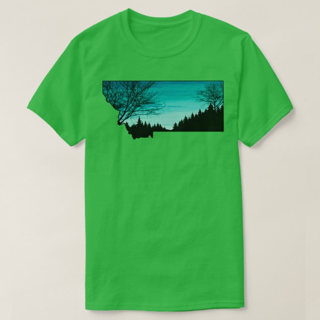 Camiseta Montana Pineywoods (Frente do Design)