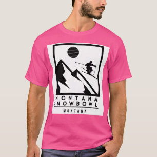 Camiseta Montana Snowbowl ski Montana USA 1
