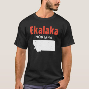 Camiseta Montana Usa State America Viagem Montanan Ekalaka