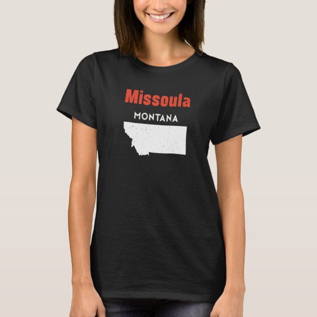 Camiseta Montana Usa State America Viagem Montanan Missouri (Frente)
