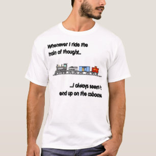 Camiseta Montando o trem de pensamento