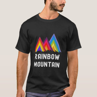 Camiseta Montanha Arco-íris Cusco-Peru
