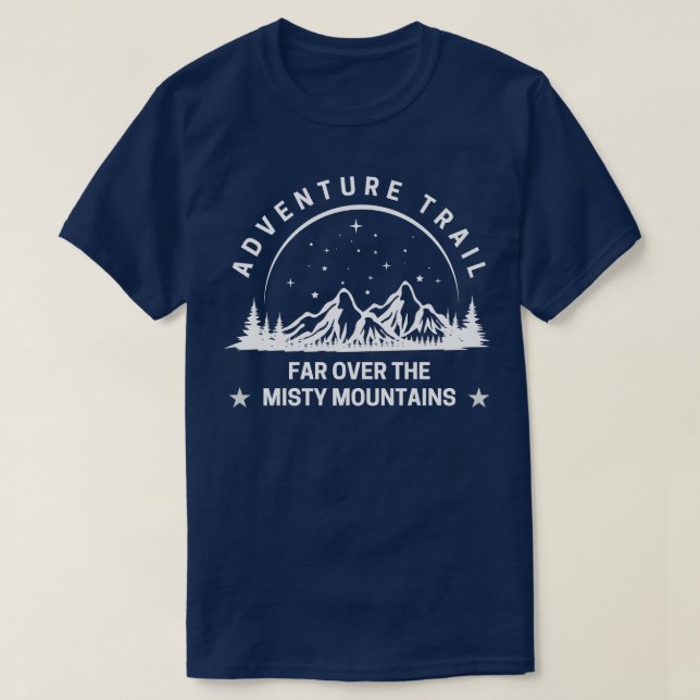 Camiseta Montanha Aventura Camping (Frente do Design)