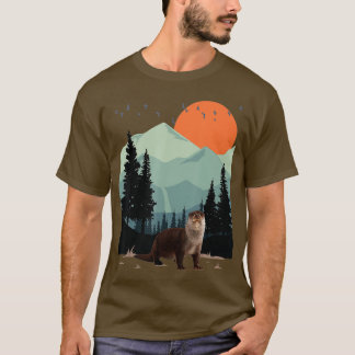 Camiseta Montanha - Aventura - Mar de Pinheiros Sunset