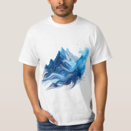 Camiseta Montanha azul