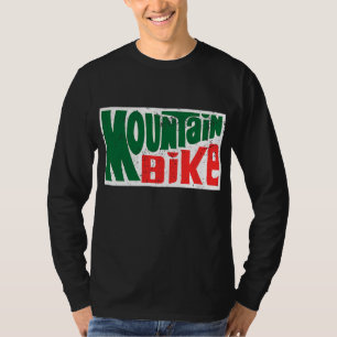 Camiseta Montanha - bicicleta MTB para passear de manhã