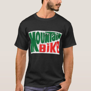 Camiseta Montanha - bicicleta MTB para passear de manhã