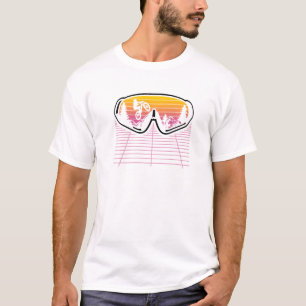 Camiseta Montanha - Bike Retro Mtb Descida Biking Goggles B