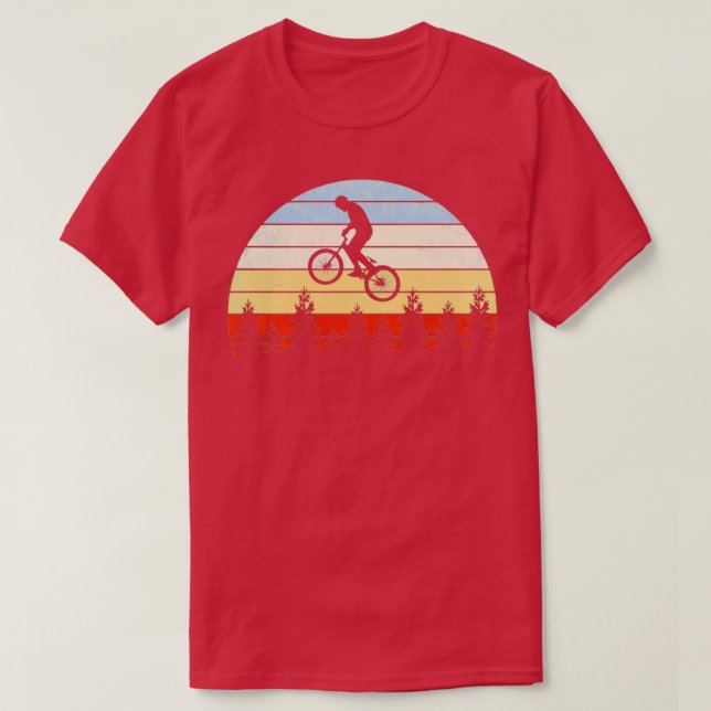 Camiseta Montanha Bike Tour ciclando ciclismo de lover Vint (Frente do Design)