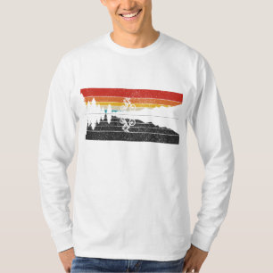 Camiseta Montanha Bike Vintage MTB Descida ciclismo