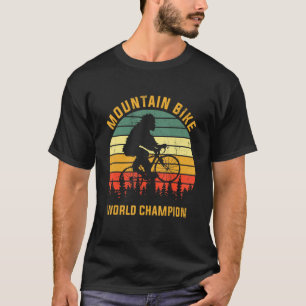 Camiseta Montanha Bike World Champion Vintage Retro