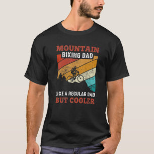 Camiseta Montanha Biking MTB - Pai de bicicleta de montanha
