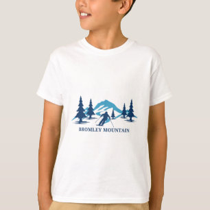 Camiseta Montanha Bromley Vermont Esqui Esqui Snowboard I