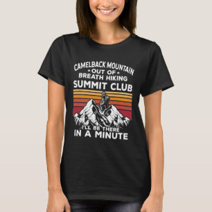 Camiseta Montanha Camelback Sem Fôlego No Cume Da Trilha I'