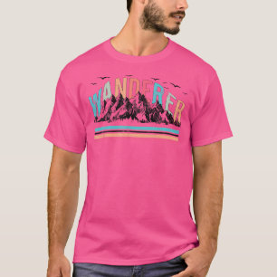 Camiseta Montanha Caminhante Explorador do Vendedor Nomad C