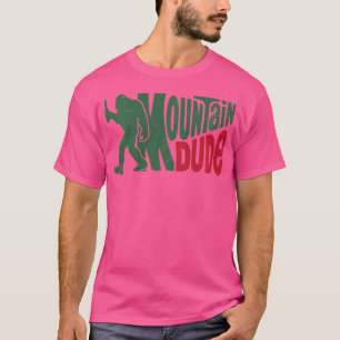 Camiseta Montanha Cara Engraçado Pé-Grande Pé-Grande Pé-Pé-