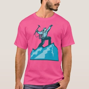 Camiseta Montanha Cúpula Climática Retroativa Clássica