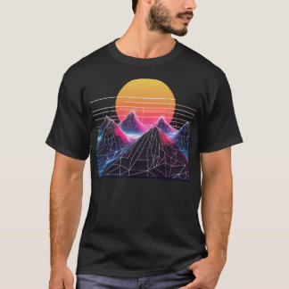 Camiseta Montanha Cyberpunk, Montanhas do Exterior