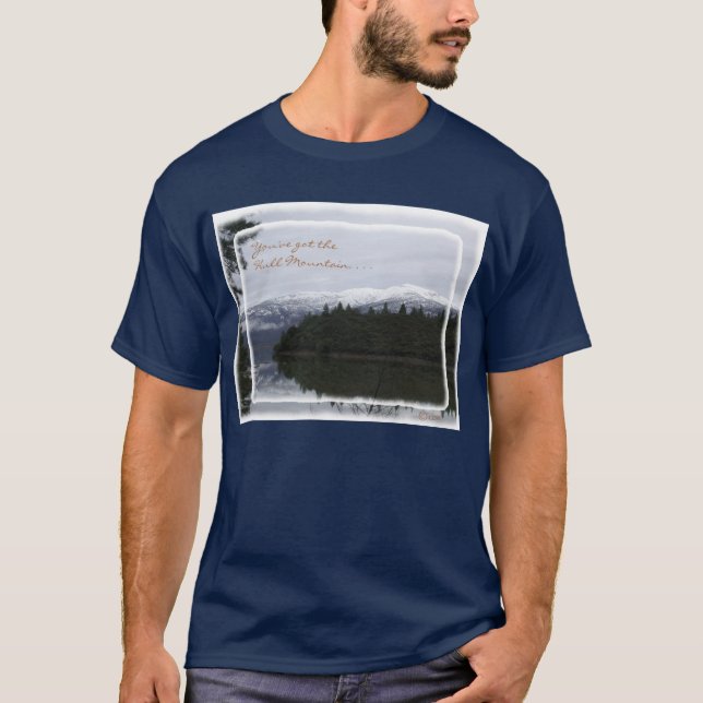 Camiseta Montanha da casca (Frente)