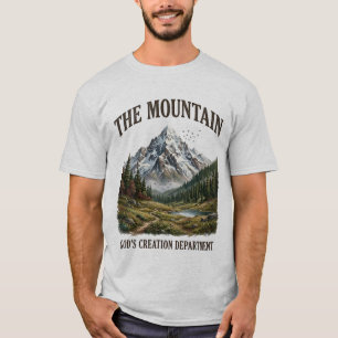 Camiseta Montanha da Criação de Deus Cristã
