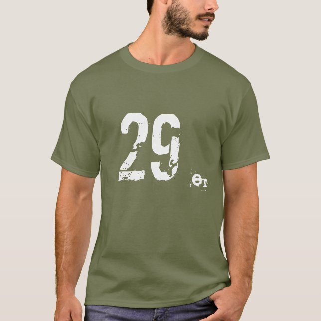 Camiseta montanha de 29er MTB que Biking o t-shirt escuro (Frente)