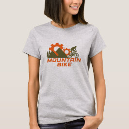 Camiseta Montanha de bicicleta de montanha