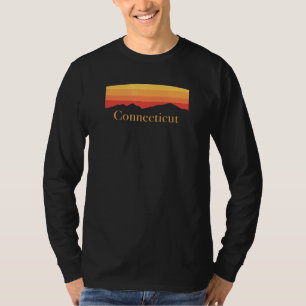 Camiseta Montanha de Connecticut Sunset ao ar livre caminha