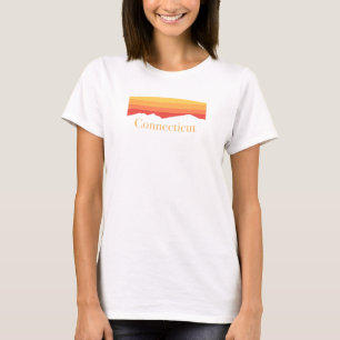 Camiseta Montanha de Connecticut Sunset ao ar livre caminha