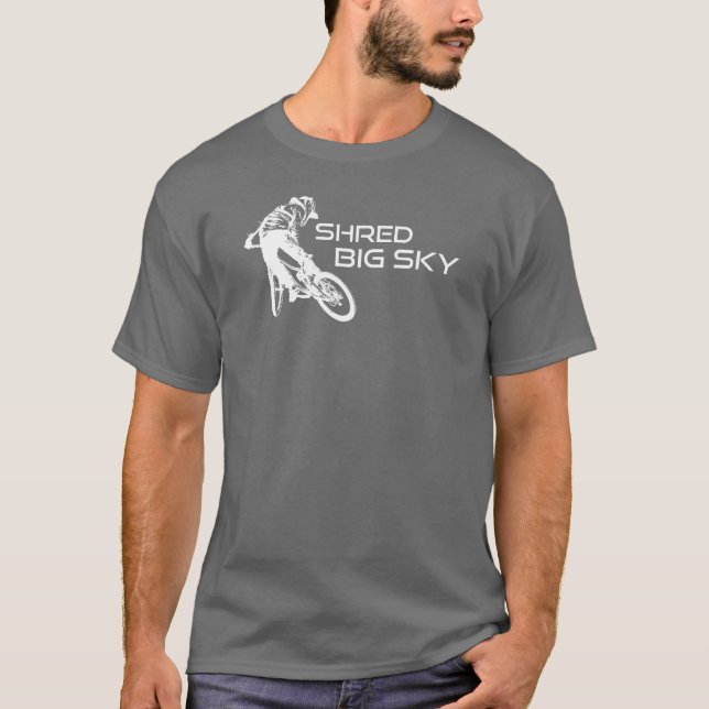 Camiseta Montanha de Montanha Shred Big Sky (Frente)