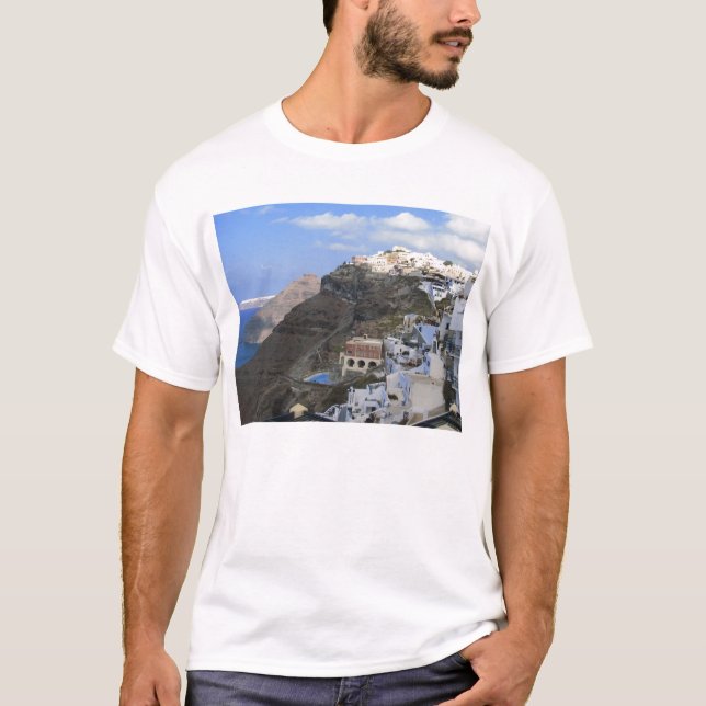 Camiseta Montanha de Santorini (Frente)