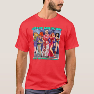 Camiseta Montanha do Espaço de Recriação Retroativa