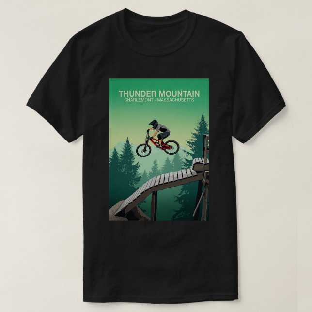 CAMISETA MONTANHA DO TRONCO ELEVADO (Frente do Design)