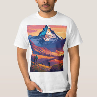 Camiseta Montanha dos Alpes, Matterhorn
