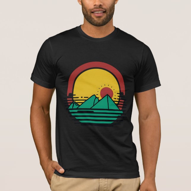 Camiseta Montanha dos Picos Radiantes (Frente)