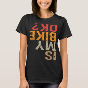 Camiseta Montanha é a minha bicicleta, ok, equipamento de b