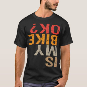 Camiseta Montanha é a minha bicicleta, ok, equipamento de b