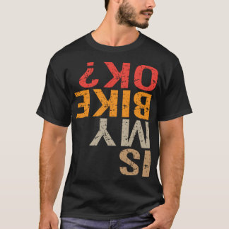 Camiseta Montanha é a minha bicicleta, ok, equipamento de b