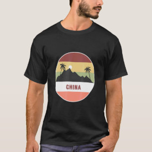 Camiseta Montanha E Palmeiras Da China