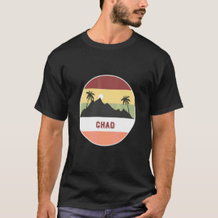 Camiseta Montanha e Palmeiras do Chade