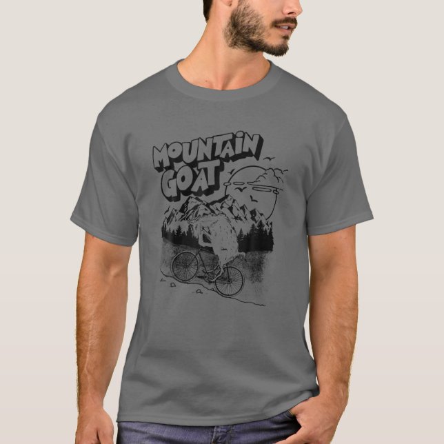 Camiseta Montanha Engraçada Capucheira Biker Vin (Frente)