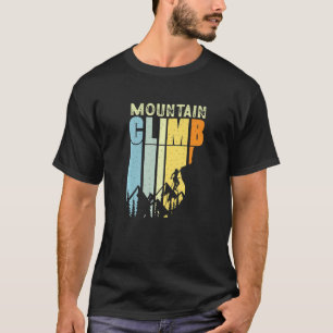 Camiseta Montanha Escala Alpina no Exterior Rock Mt Everest