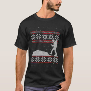 Camiseta Montanha Hiker Camper Ugly Christmas Sweet