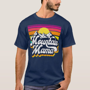 Camiseta Montanha Mama Sai do Exterior Aventura Acampando