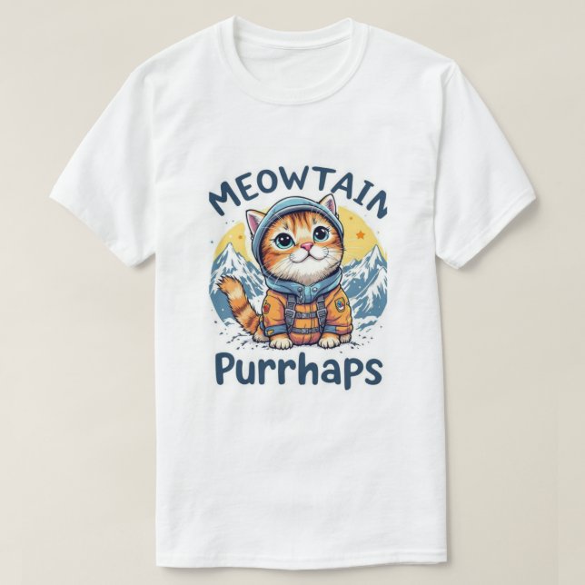 Camiseta Montanha Meowtalvez (Frente do Design)